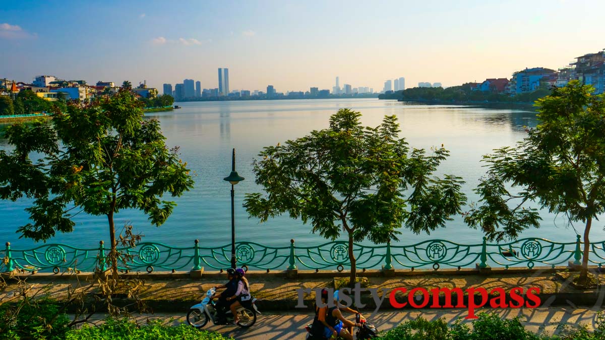 Hanoi's West Lake expat area Hanoi's West Lake expat area